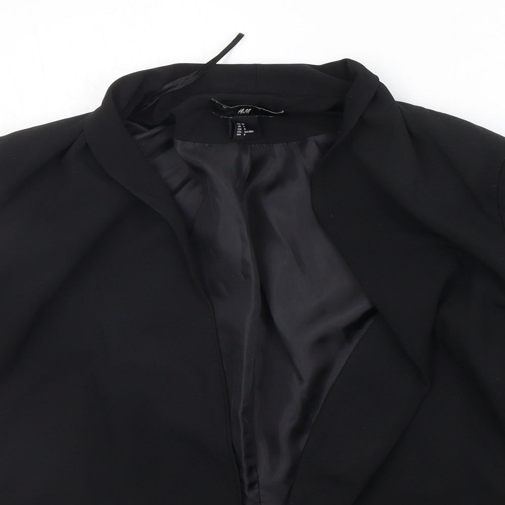 H&M Womens Black   Jacket Blazer Size 10