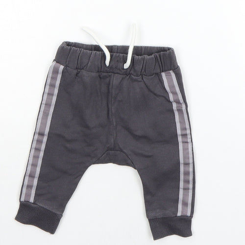 Nutmeg Baby Grey   Jogger Trousers Size 0-3 Months