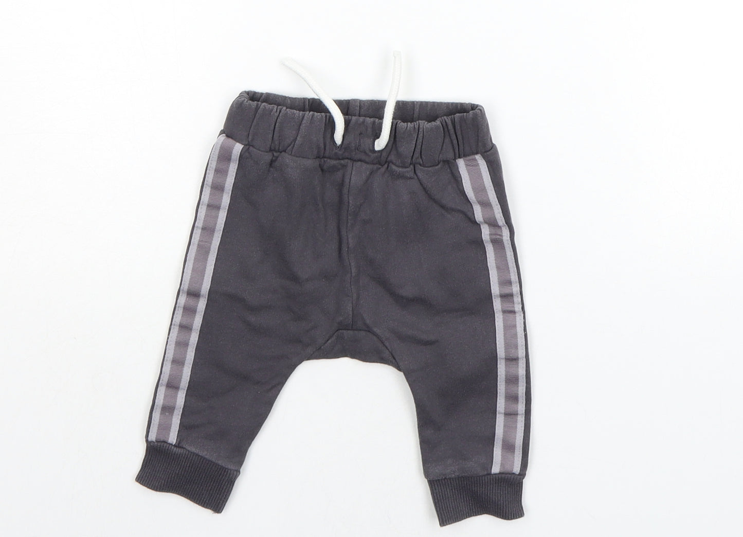 Nutmeg Baby Grey   Jogger Trousers Size 0-3 Months