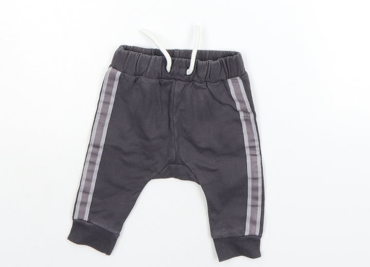 Nutmeg Baby Grey   Jogger Trousers Size 0-3 Months