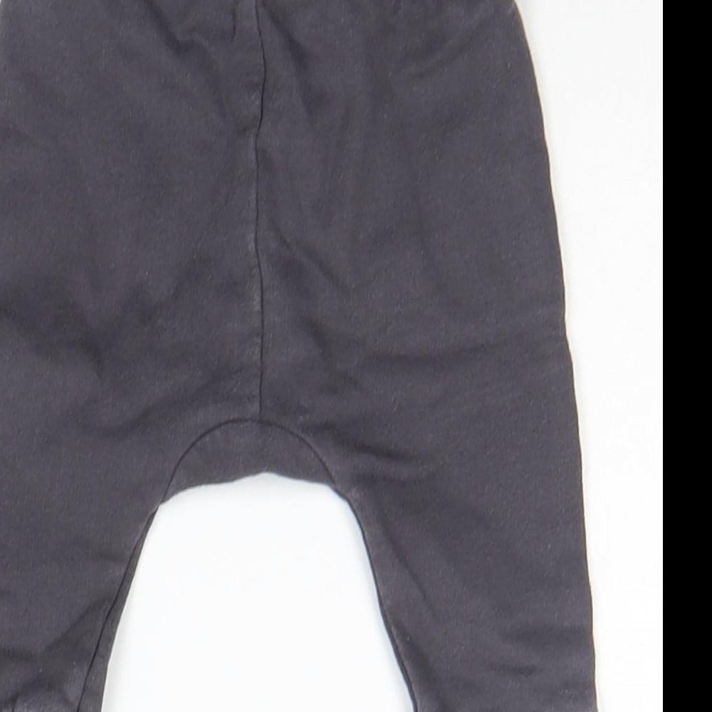 Nutmeg Baby Grey   Jogger Trousers Size 0-3 Months