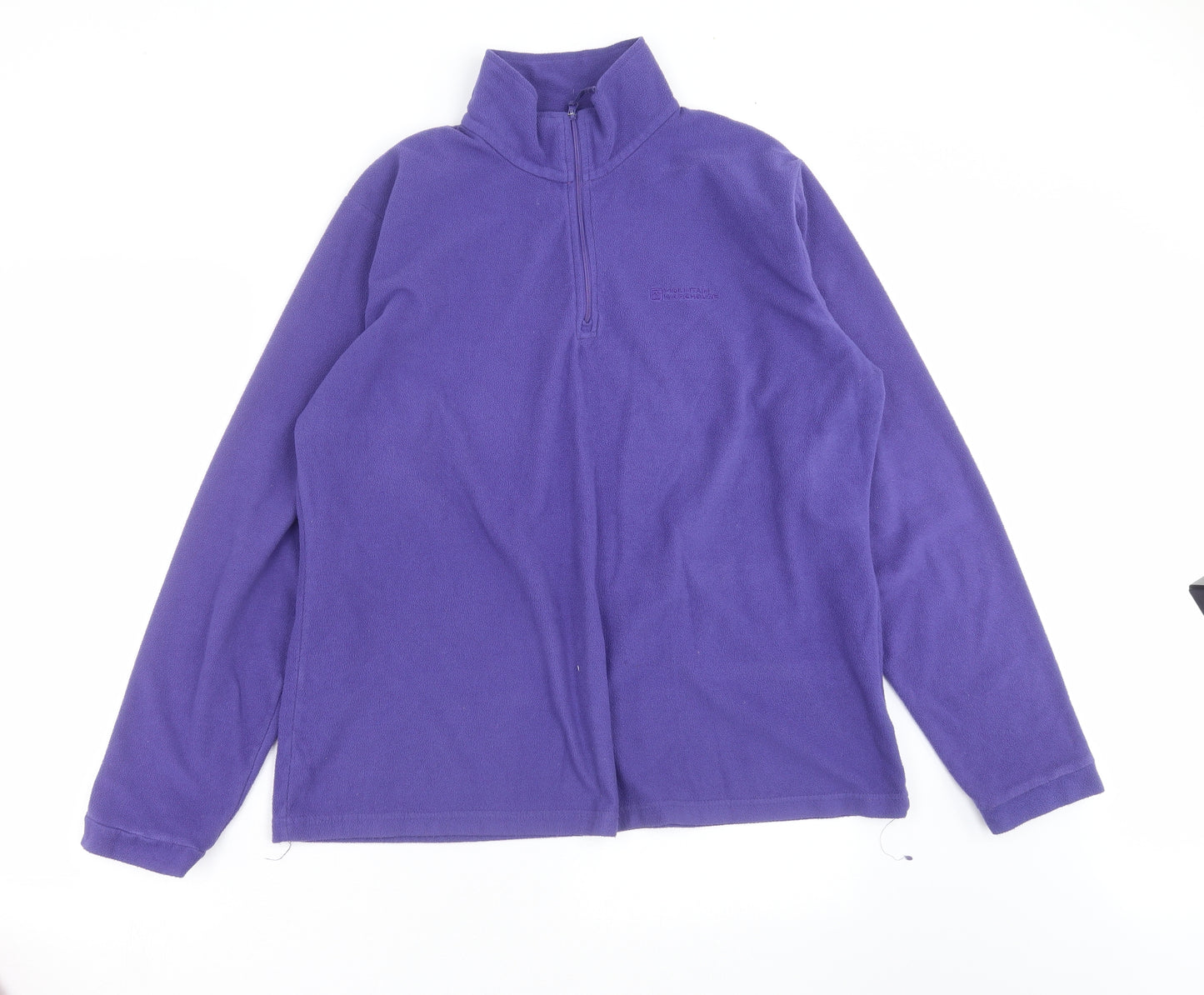 Mountain Warehouse Womens Purple  Fleece Pullover Jumper Size 18