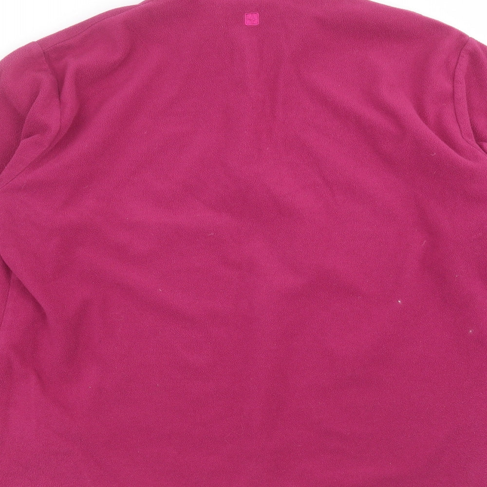Mountain Warehouse Womens Purple  Fleece Pullover Jumper Size 18
