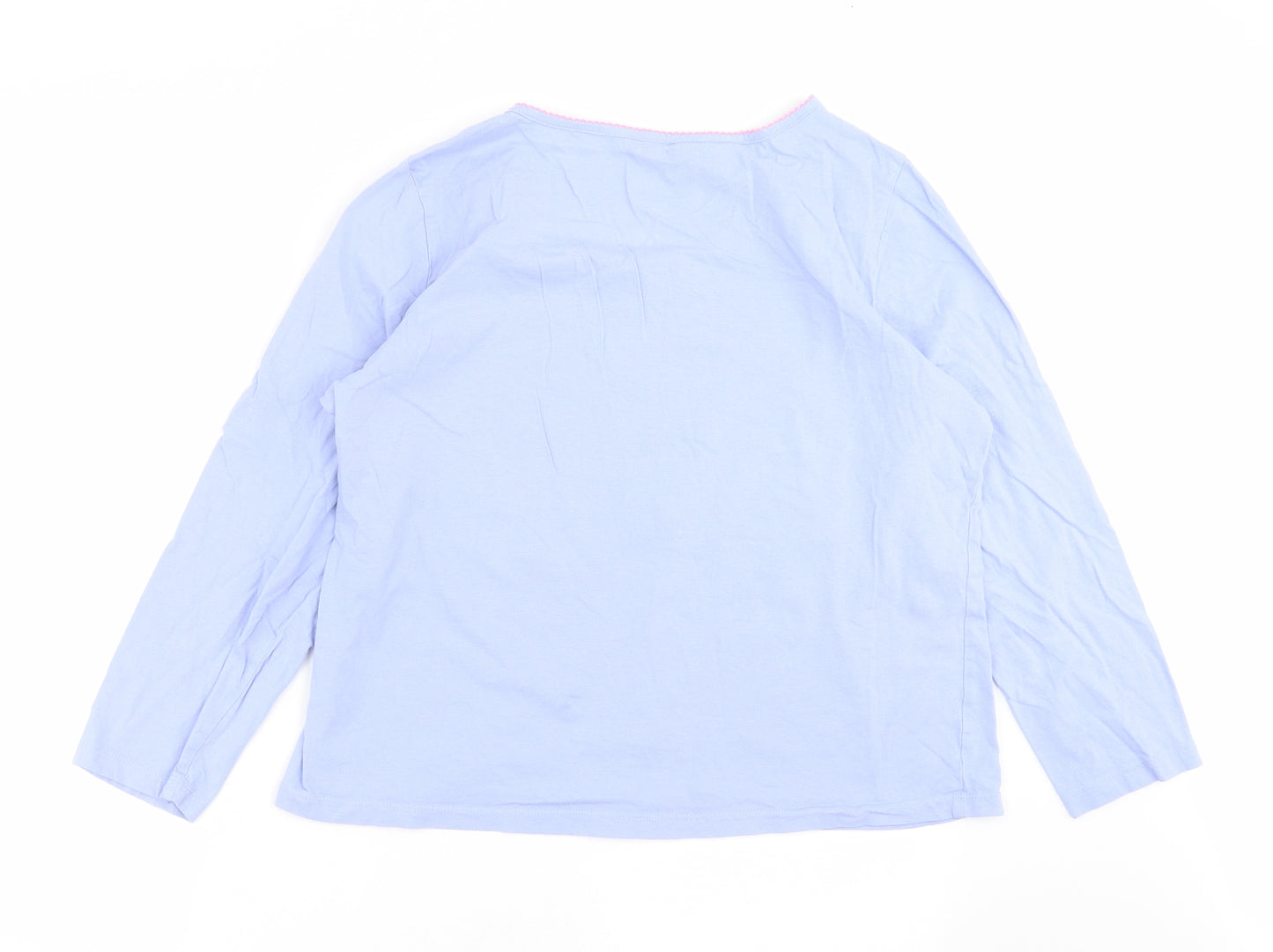 Bonmarché Womens Blue Solid  Top Pyjama Top Size 16