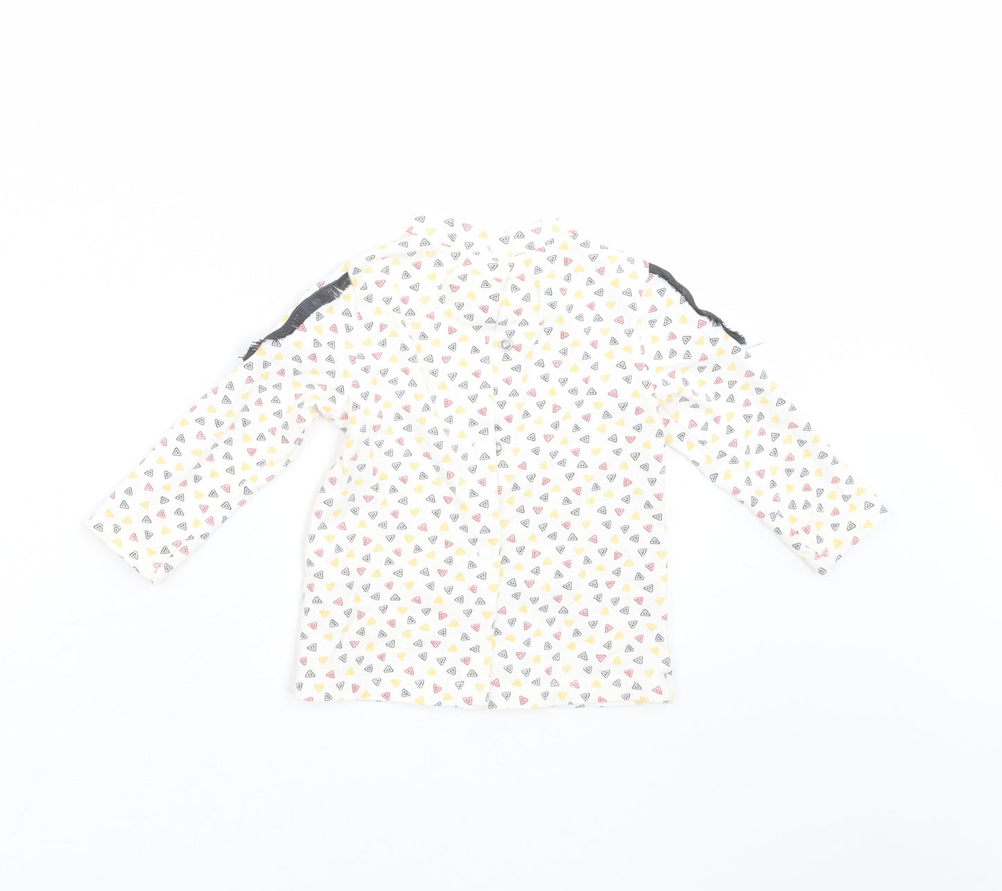 Orchestra Girls Ivory Geometric  Basic T-Shirt Size 12 Months