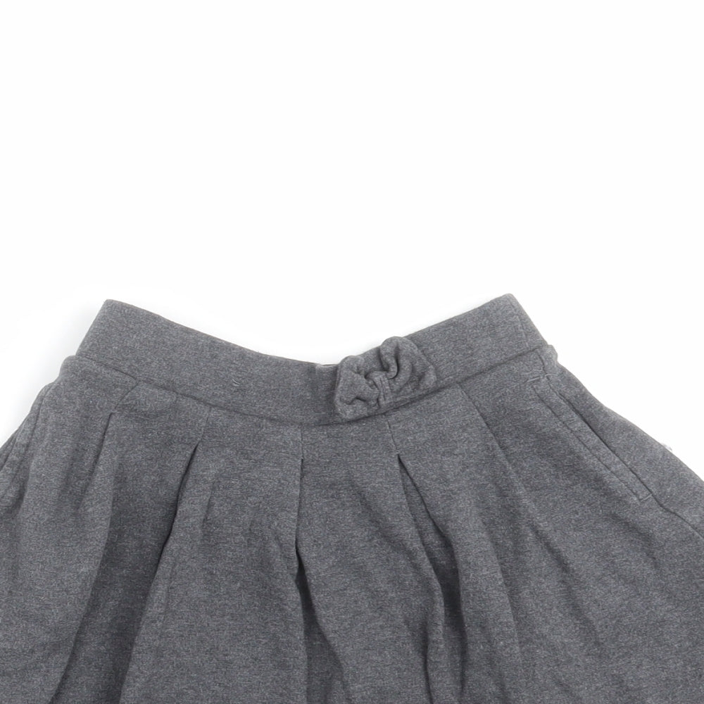 Marks and Spencer Girls Grey   A-Line Skirt Size 5-6 Years - school