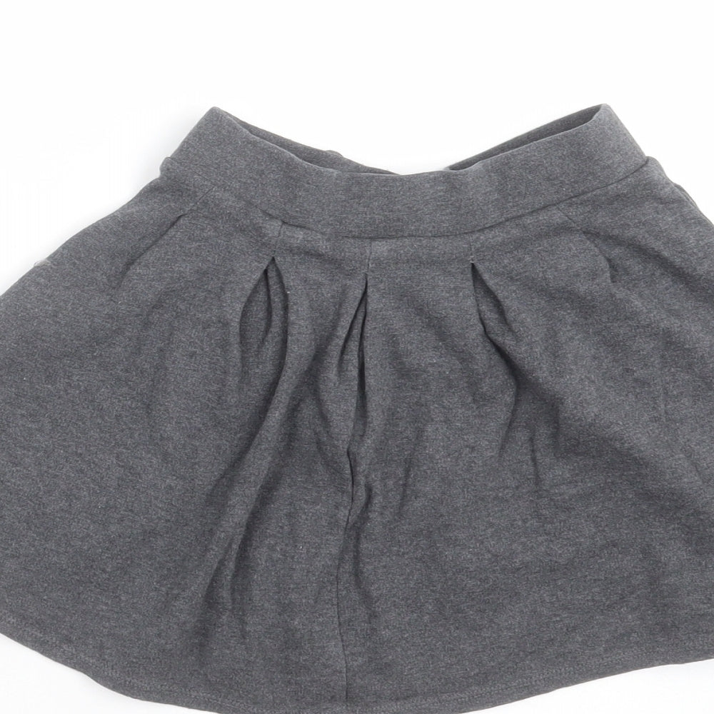 Marks and Spencer Girls Grey   A-Line Skirt Size 5-6 Years - school