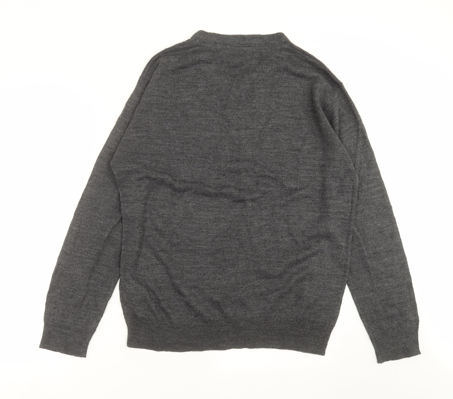 Pierre Cardin Mens Grey  Knit Pullover Jumper Size M