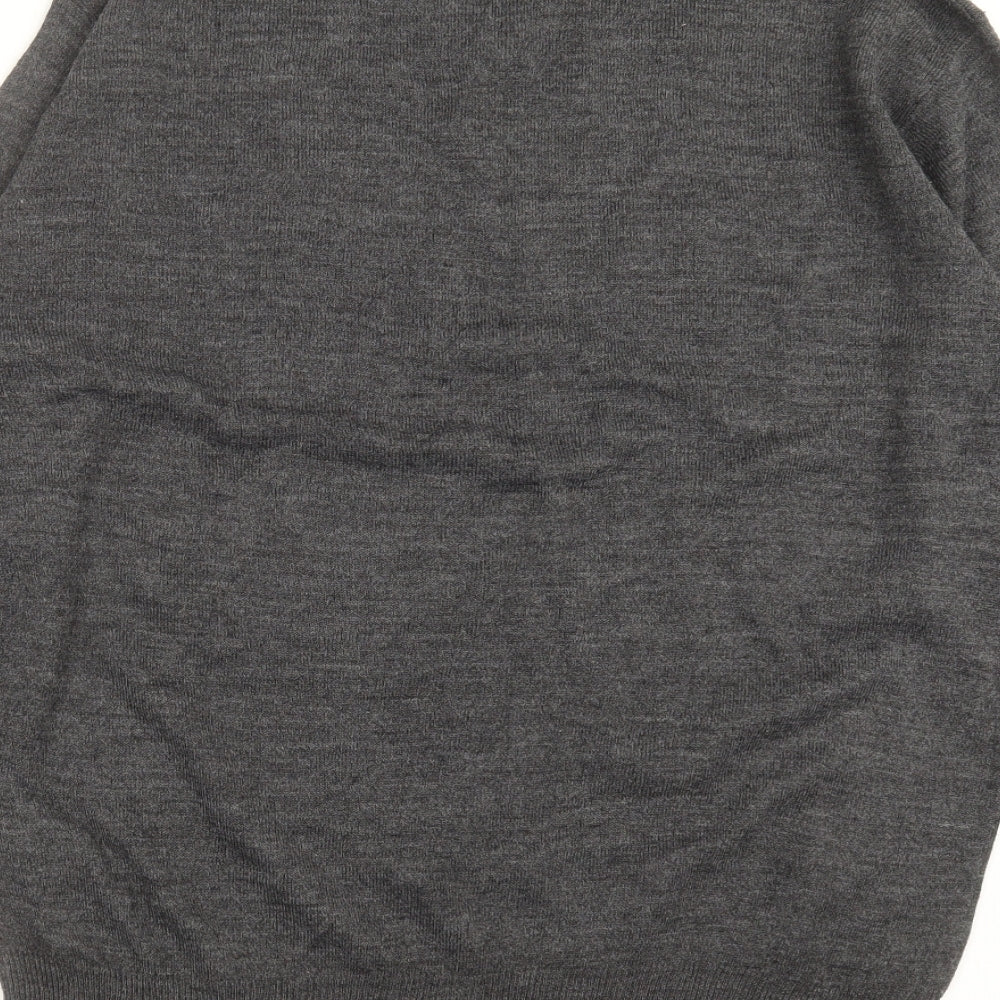 Pierre Cardin Mens Grey  Knit Pullover Jumper Size M