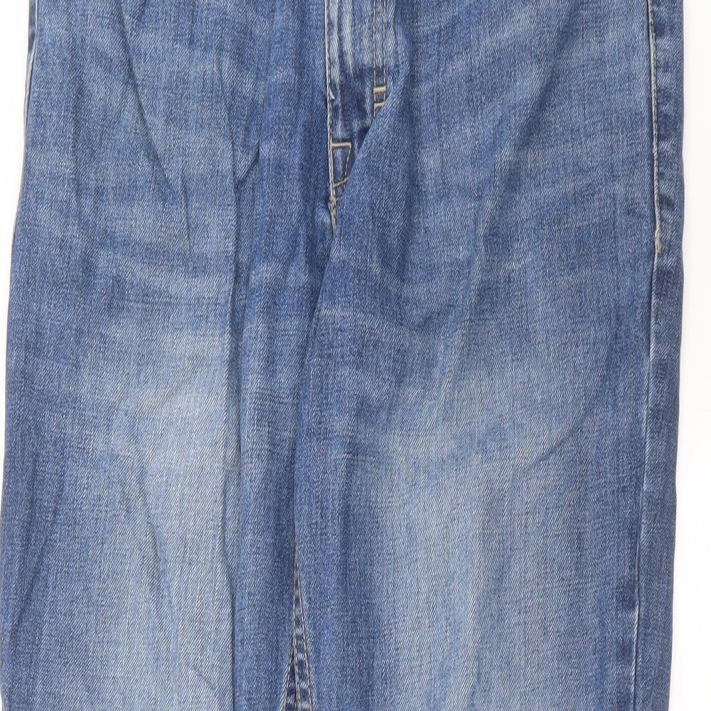 F&F Mens Blue  Denim Straight Jeans Size 32 in L30 in