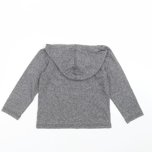 The Childrens Place Boys Grey   Pullover Hoodie Size 4 Years  - basketball