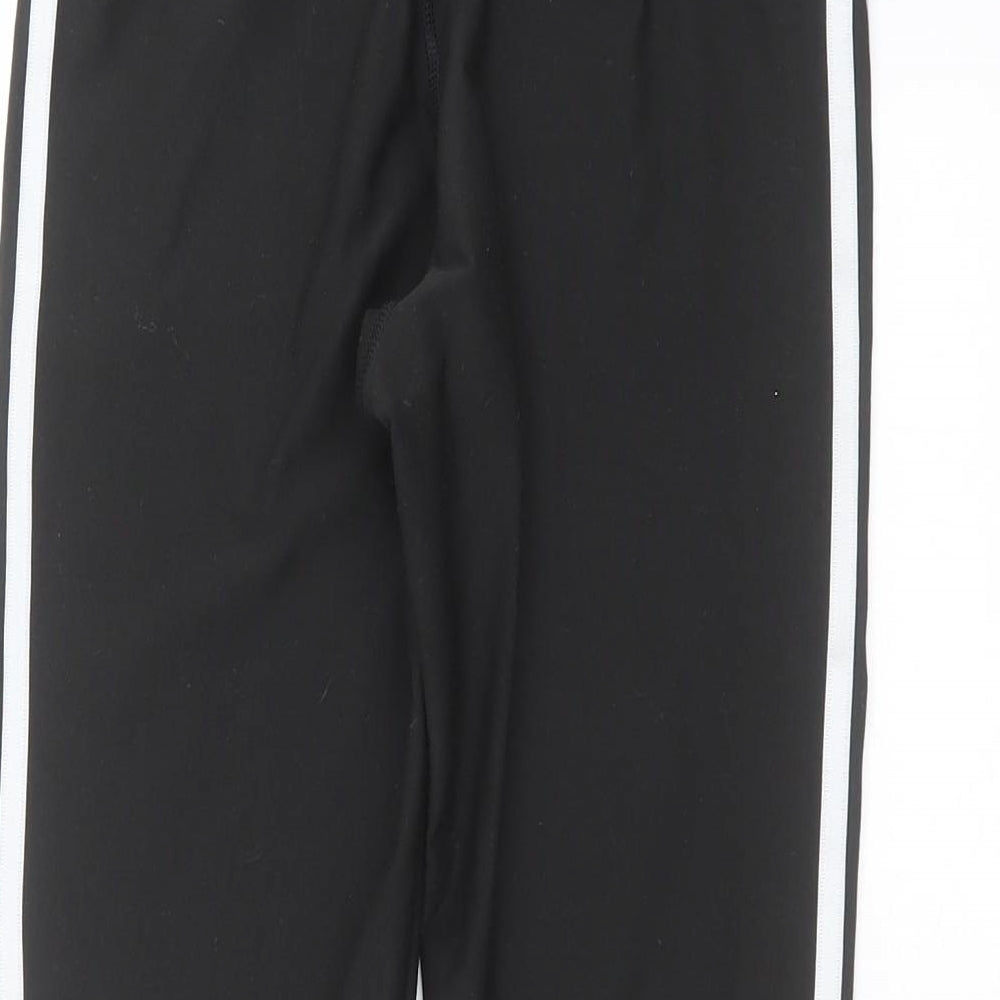 adidas Womens Black   Cropped Leggings Size S L22 in - Climalite