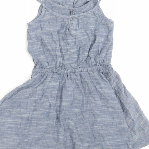 NEXT Girls Blue  Denim Fit & Flare  Size 5 Years