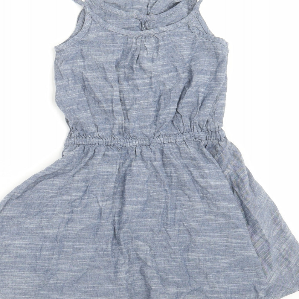 NEXT Girls Blue  Denim Fit & Flare  Size 5 Years