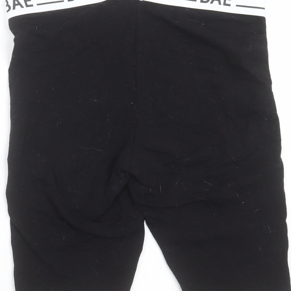 Bozzolo Womens Black   Biker Shorts Size S - bae