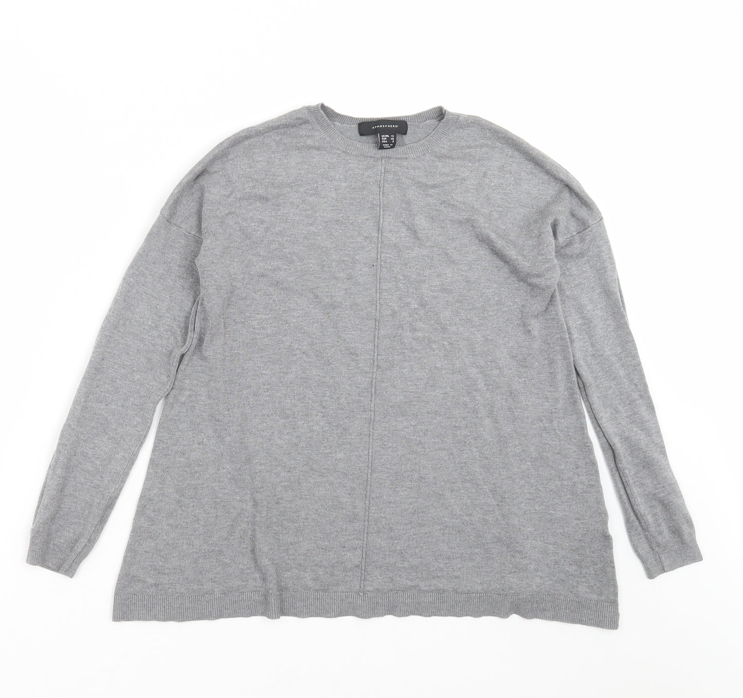 Primark Womens Grey  Knit Pullover Jumper Size 12