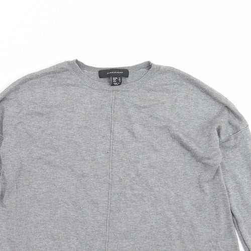 Primark Womens Grey  Knit Pullover Jumper Size 12