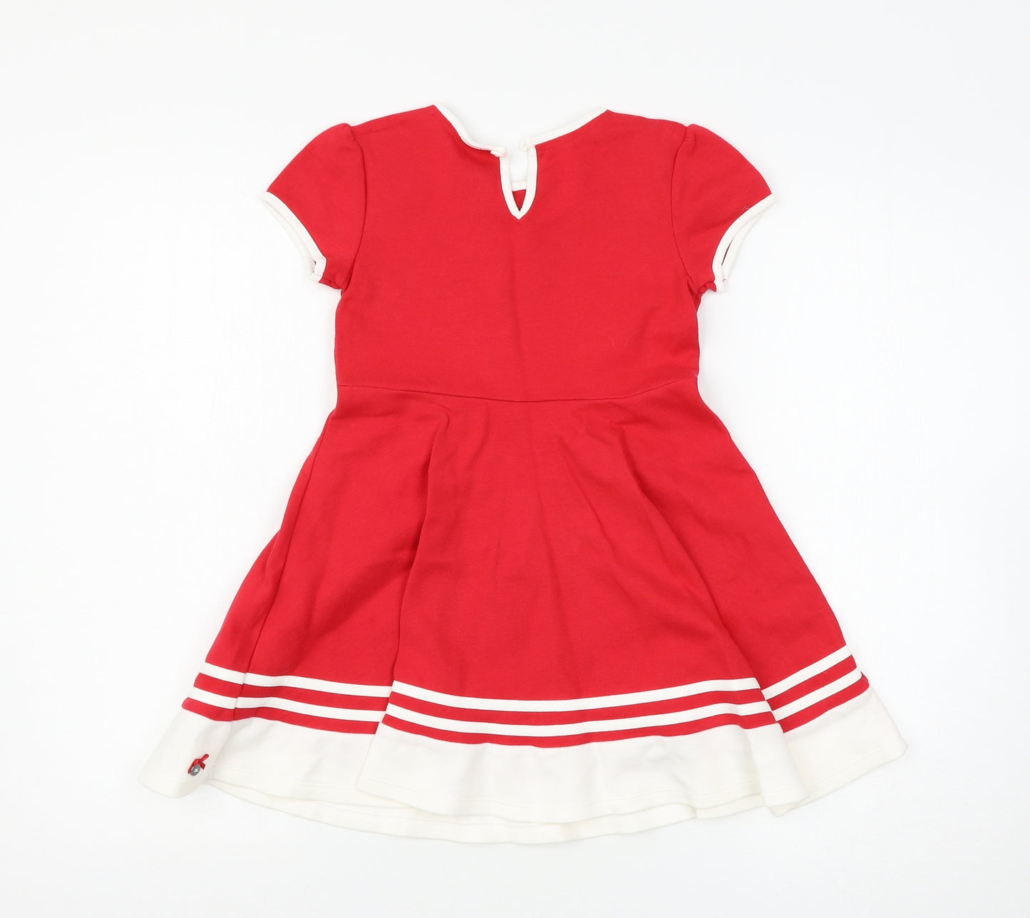 Jasper Conran Girls Red   Skater Dress  Size 5-6 Years