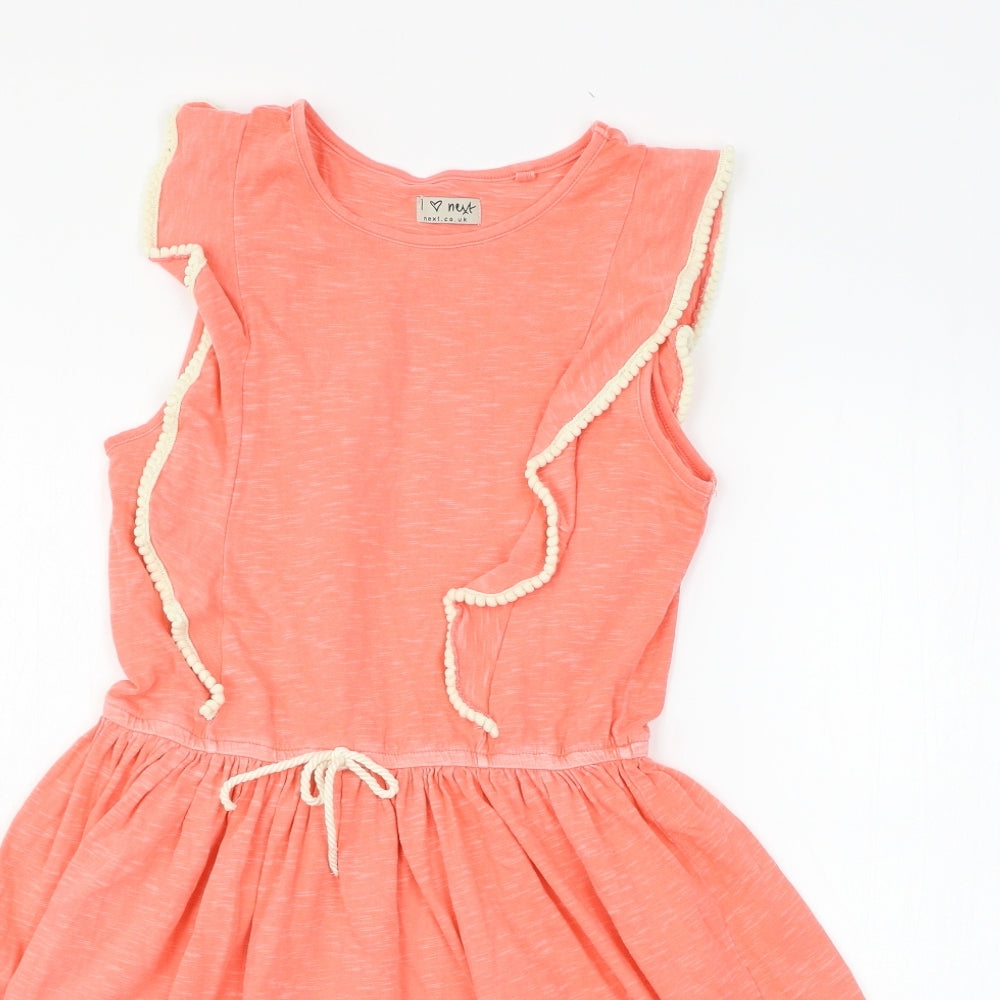 NEXT Girls Pink   Tank Dress  Size 11 Years