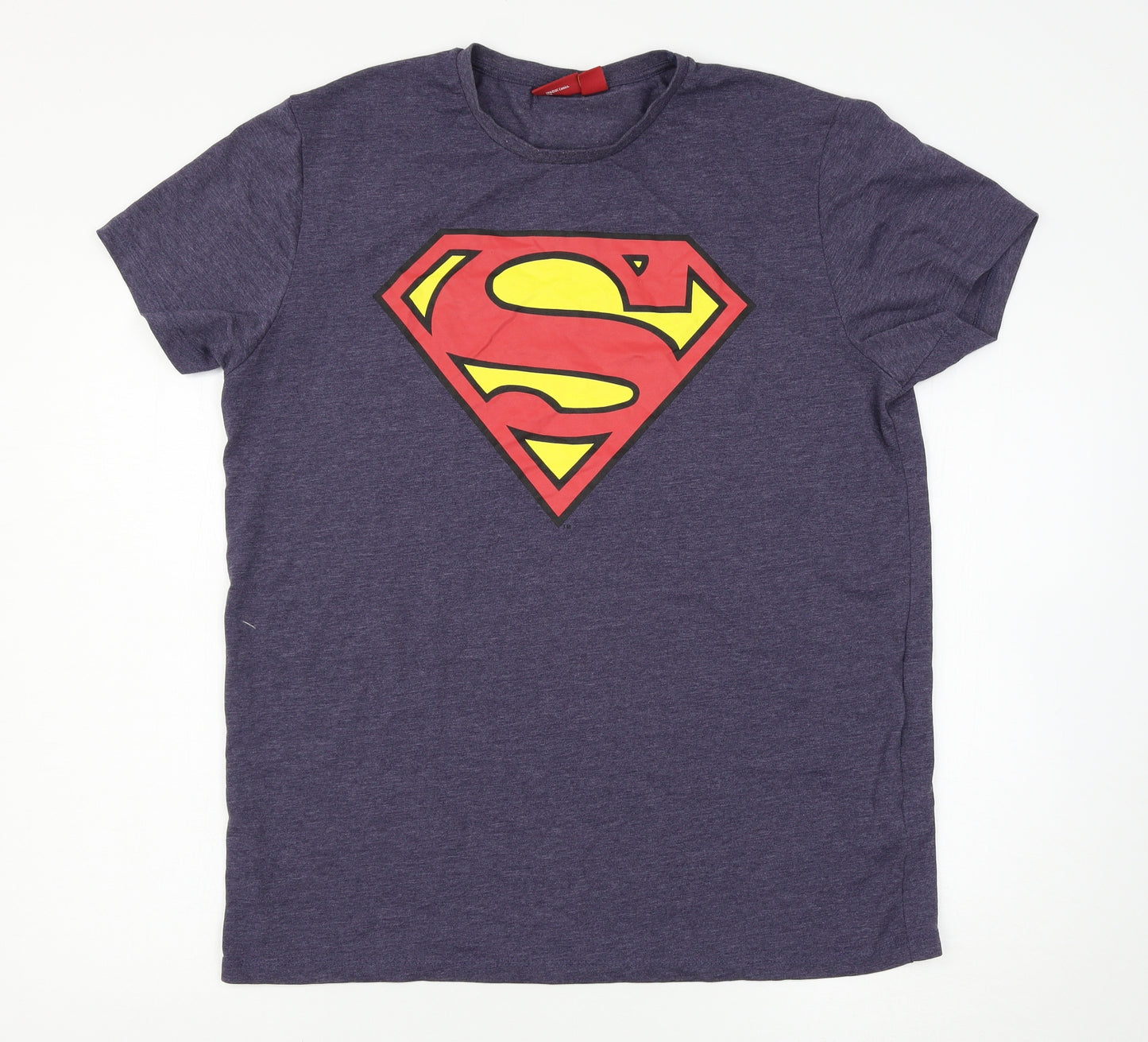 Cedar Wood State Mens Blue    T-Shirt Size XL  - Superman