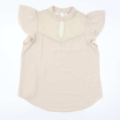 H&M Womens Pink   Basic Blouse Size 12