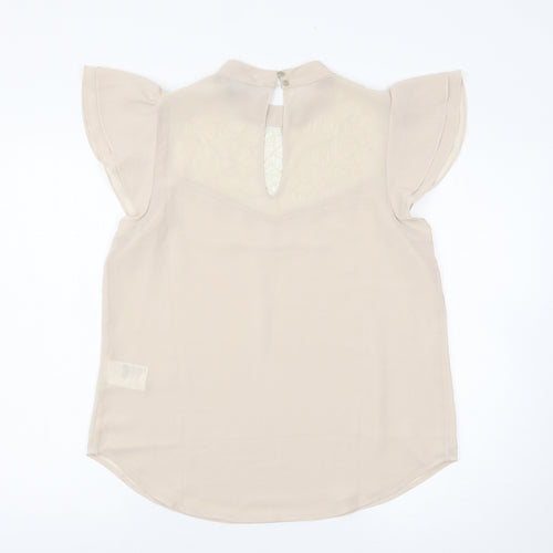 H&M Womens Pink   Basic Blouse Size 12