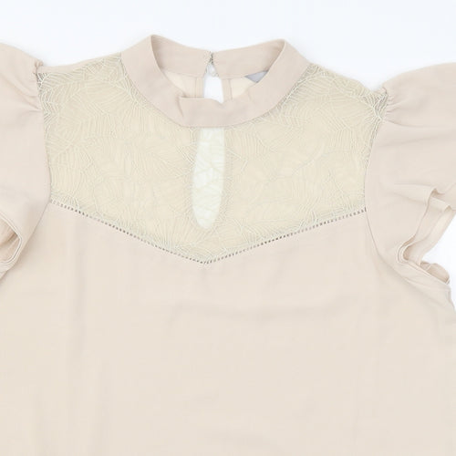H&M Womens Pink   Basic Blouse Size 12