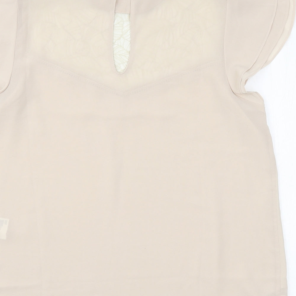 H&M Womens Pink   Basic Blouse Size 12