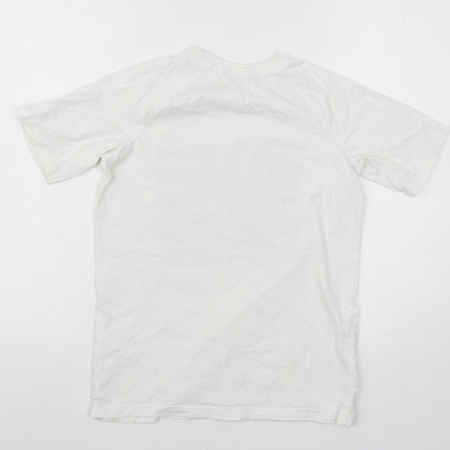 George Boys White   Basic T-Shirt Size 11-12 Years