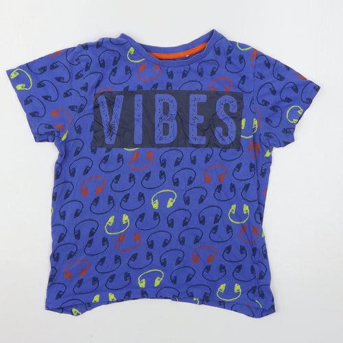 Peacocks Boys Blue   Basic T-Shirt Size 10-11 Years