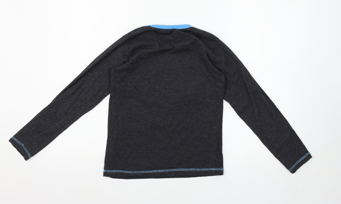 pep&Co Boys Grey   Basic T-Shirt Size 10-11 Years