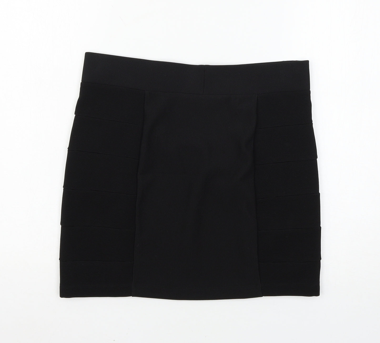 H&M Womens Black   Mini Skirt Size 14