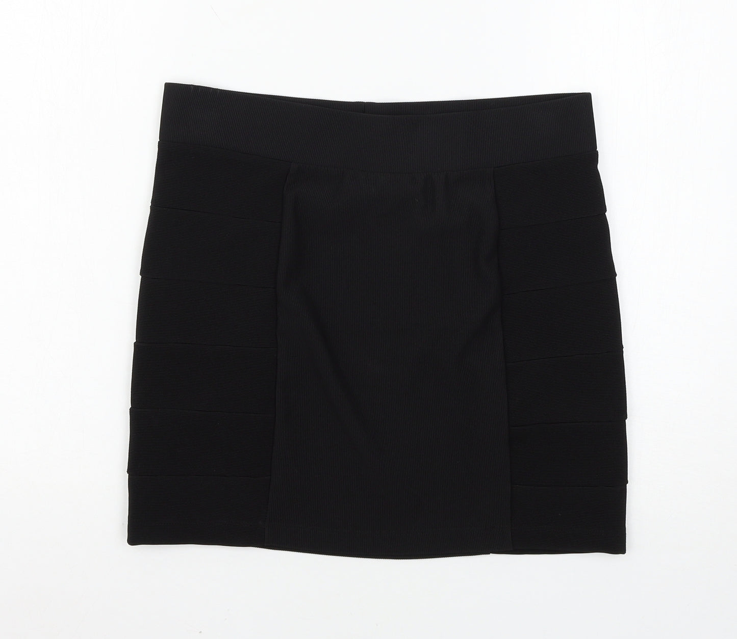 H&M Womens Black   Mini Skirt Size 14