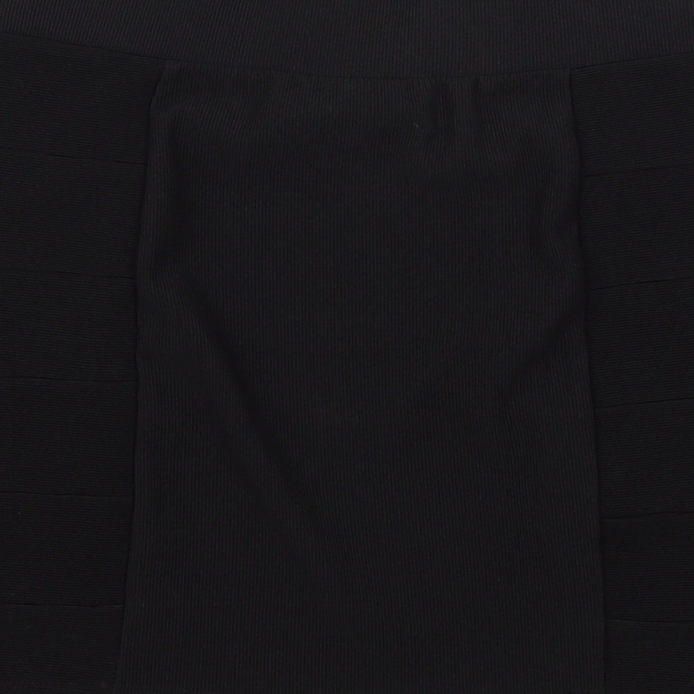 H&M Womens Black   Mini Skirt Size 14
