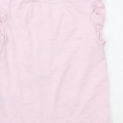 Matalan Girls Pink   Basic T-Shirt Size 5 Years