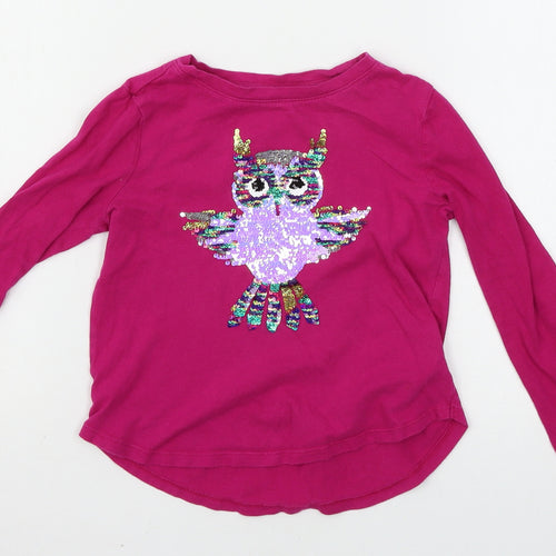 Gap Girls Purple   Basic T-Shirt Size XS