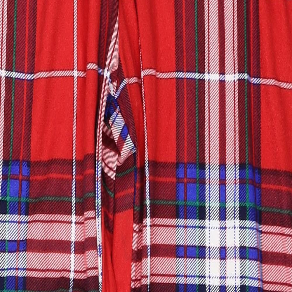 F&F Mens Multicoloured Check   Pyjama Pants Size L