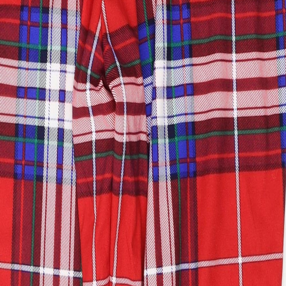 F&F Mens Multicoloured Check   Pyjama Pants Size L