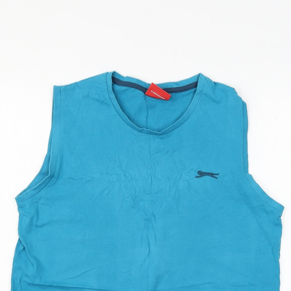 Slazenger Mens Blue    T-Shirt Size M