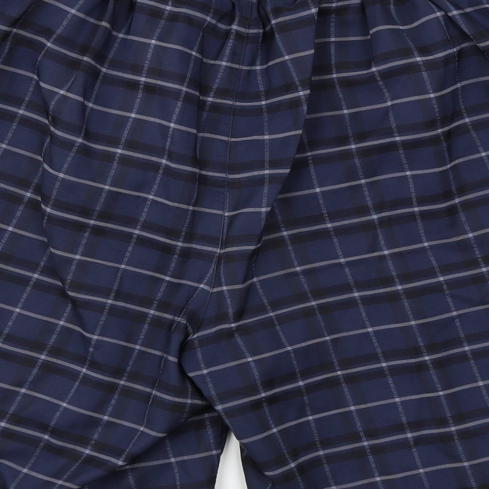 Slazenger Mens Blue Check  Bermuda Shorts Size 4XL