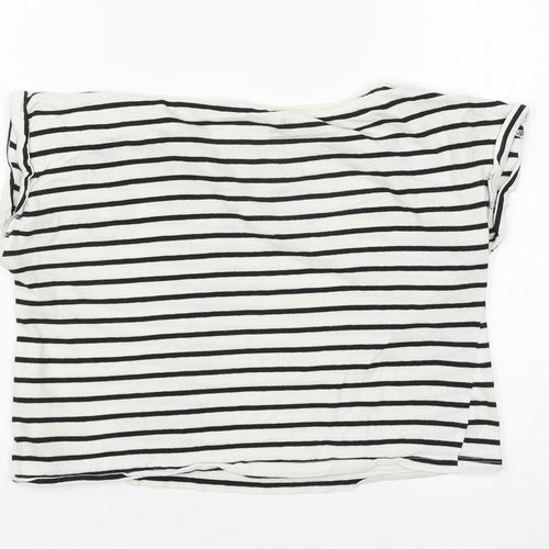 H&M Girls Multicoloured Striped  Basic T-Shirt Size 11-12 Years