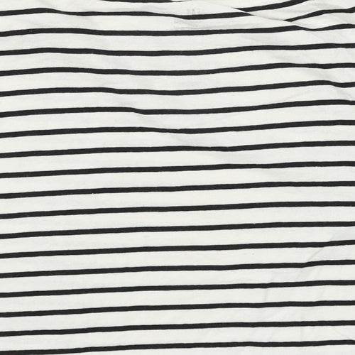 H&M Girls Multicoloured Striped  Basic T-Shirt Size 11-12 Years