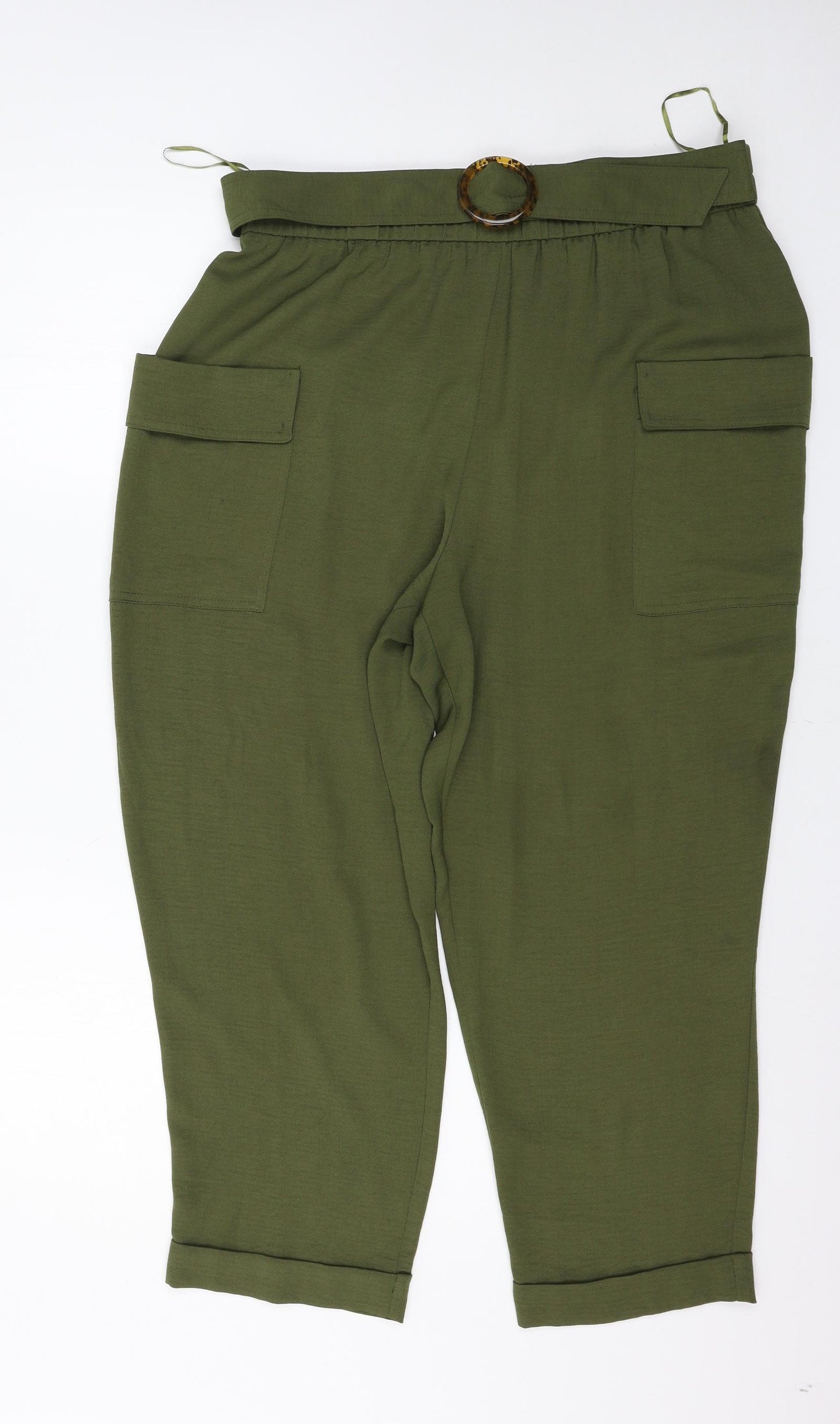 Matalan Womens Green   Trousers  Size 16 L25 in