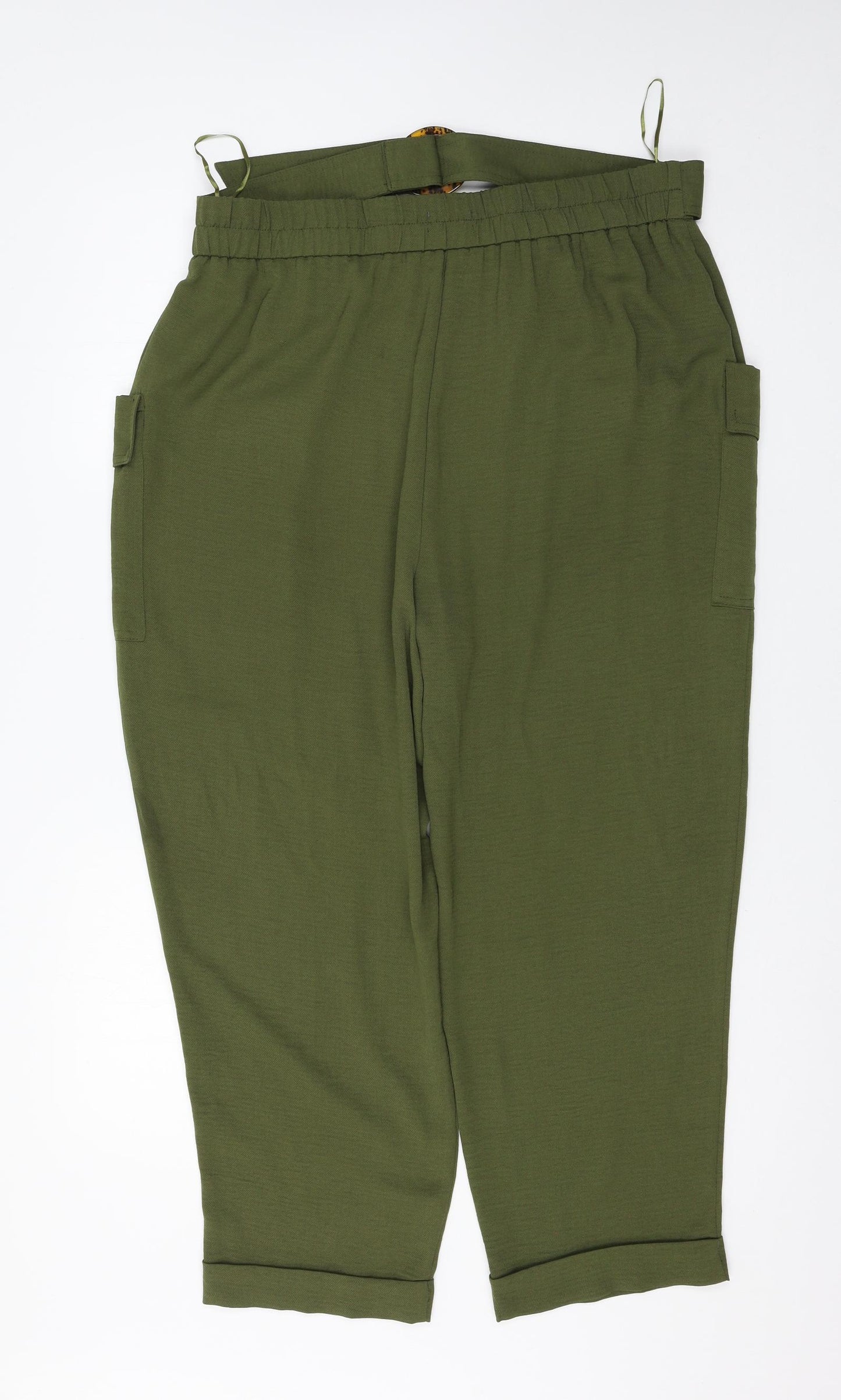 Matalan Womens Green   Trousers  Size 16 L25 in