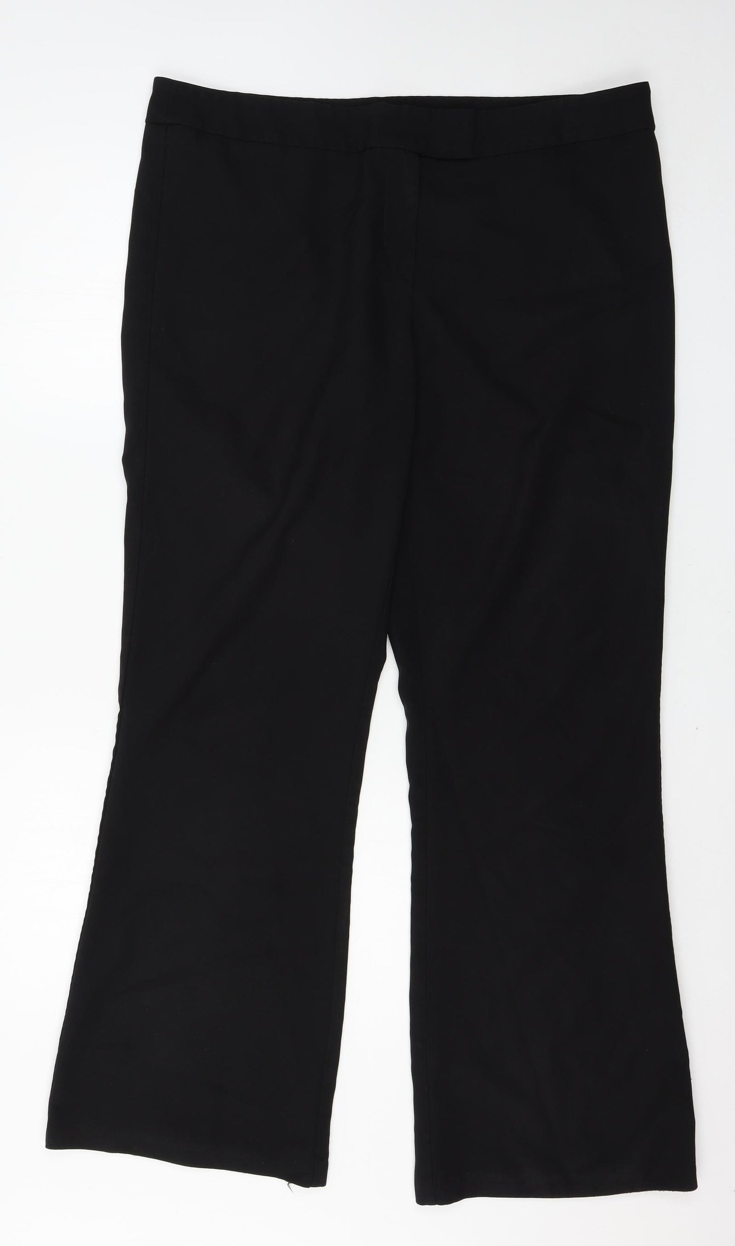 George Womens Black   Trousers  Size 18 L31 in