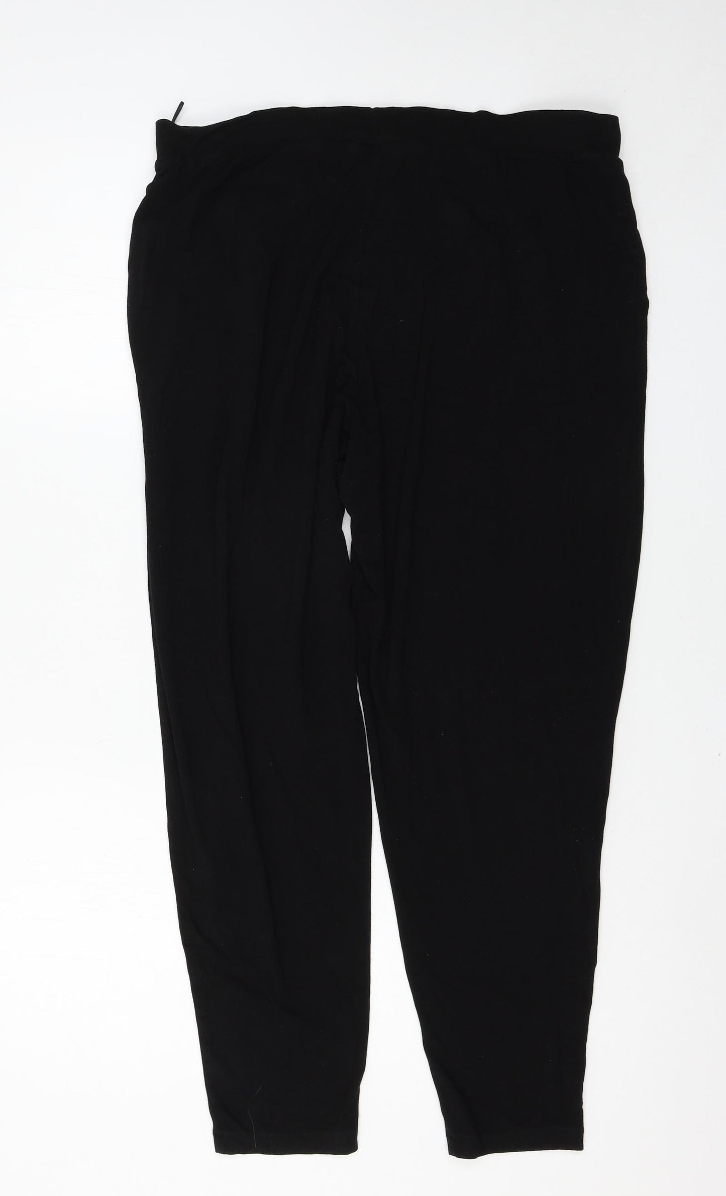Nutmeg Womens Black   Jogger Trousers Size 16 L26 in