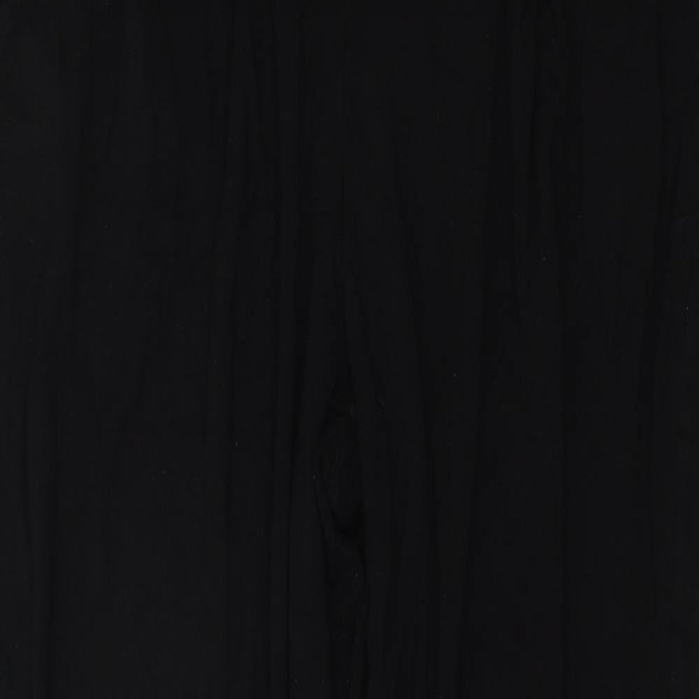 Nutmeg Womens Black   Jogger Trousers Size 16 L26 in