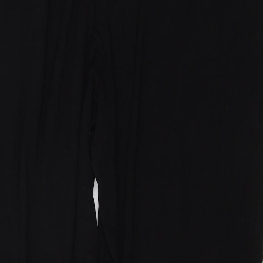 Nutmeg Womens Black   Jogger Trousers Size 16 L26 in