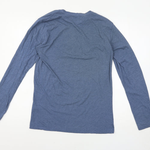 Cedar Wood State Mens Blue    T-Shirt Size XS