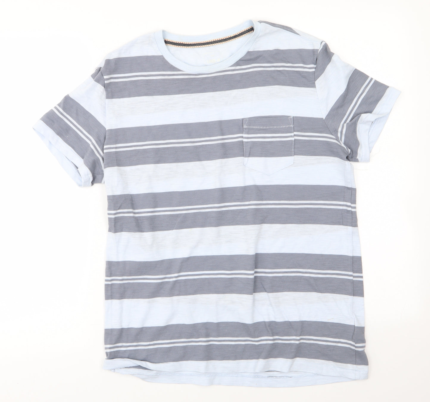 Gap Mens Blue Striped   T-Shirt Size XS
